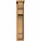 Ekena Millwork New Brighton Smooth Corbel w/Backplate, Western Red Cedar, 5 1/2"W x 12"D x 28"H COR06X12X28NEB01SWR - alternate 3